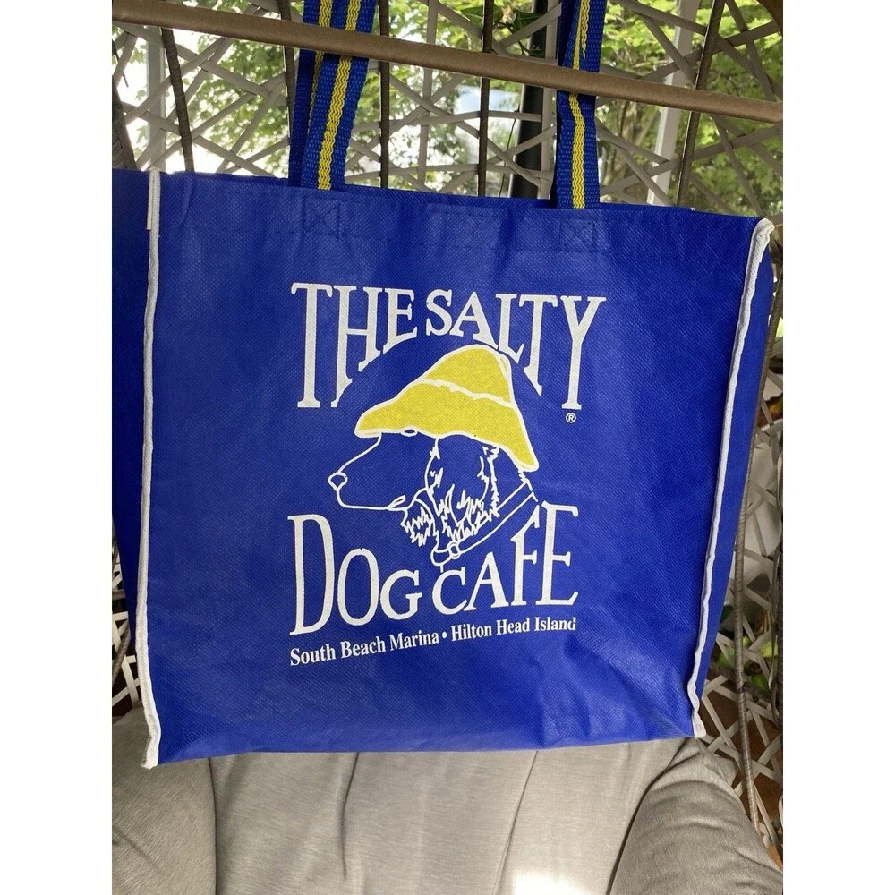 The Salty Dog Cafe South Beach Marina Hilton Head Island Souvenir Tote Bag